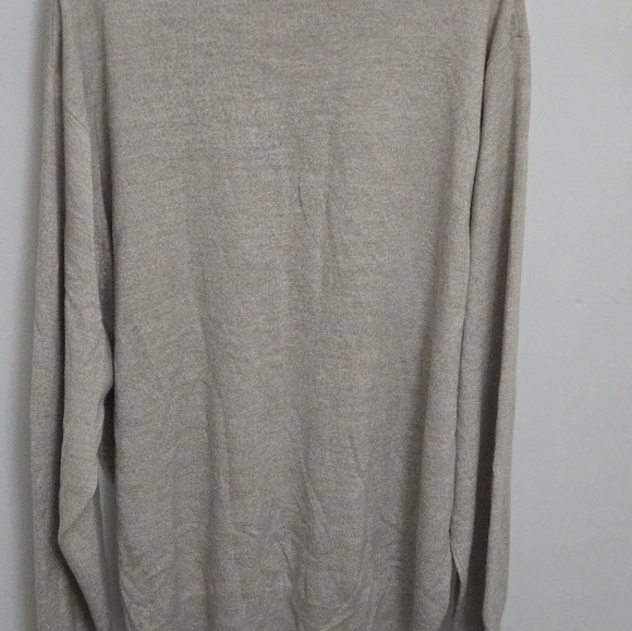 Dockers Sweater Mens 3XLT Beige Brown Argyle Extra Soft Long Sleeve - Picture 2 of 3